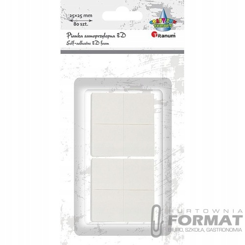 PIANKA SAMOPR. 3D 2,5cm/2,5cm  80 sztuk 338694 1