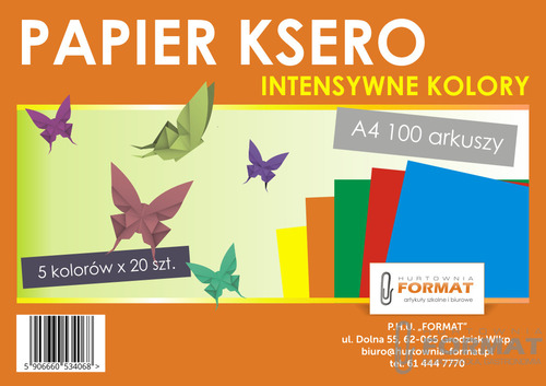 PAPIER KSERO KOLOR MIX  INTENSYWNY 1