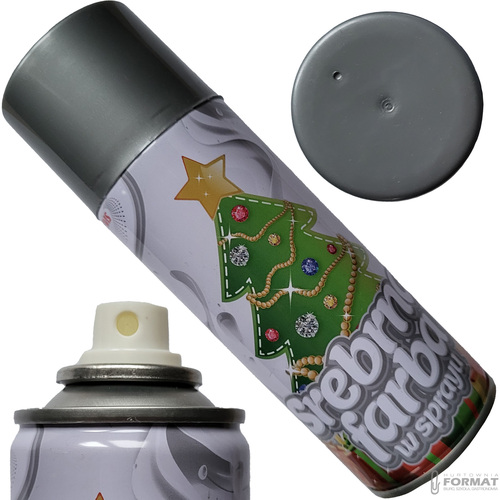 FARBA W SPRAYU W KOLORZE SREBRNYM 250 ml BREWIS 1