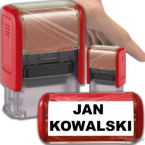 PIECZĄTKA TRODAT 8910 DO 2 LINII FIRMOWA IMIENNA BIUROWA PROJEKT + GUMKA 1