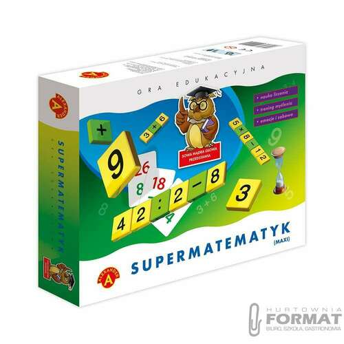 Alexander Sowa Mądra Głowa - Supermatematyk Maxi 1