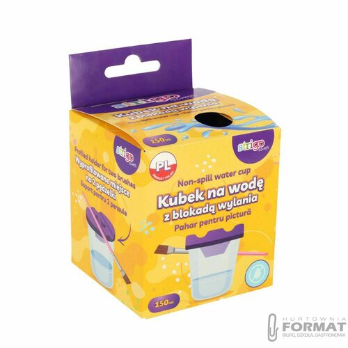 Kubek na wodę z blokadą wylania STRIGO 1