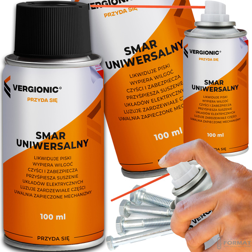 VERGIONIC SMAR WIELOFUNKCYJNY ODRDZEWIACZ 100ml PREPARAT UNIWERSALNY 1
