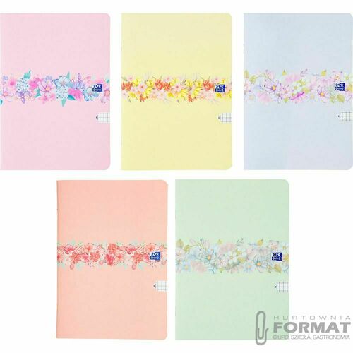 ZESZYT A5/60 # OXFORD FLOWERS MIX 1
