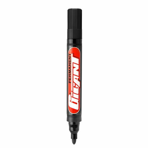 Marker wodoodporny Gigant czarny Kamet 1