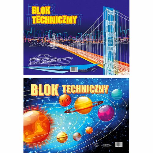 Blok techniczny Protos A3 biały 10k 1