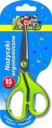 NOŻYCZKI FLAMINGO ERGON.15CM 1