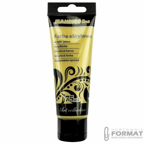 Farba akrylowa 75 ml Flamingo złota 1