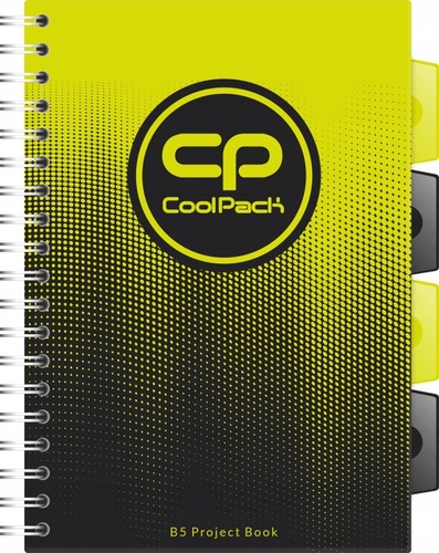 Kołozeszyt B5 100k Gradient lemon 04798 CoolPack 1