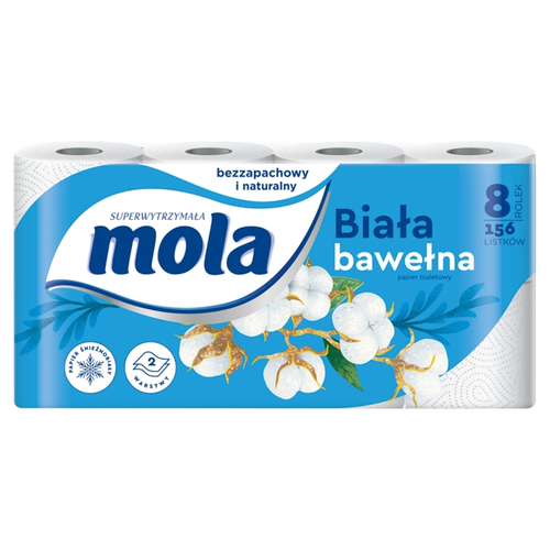 PAPIER TOALETOWY MOLA  BIAŁY 1