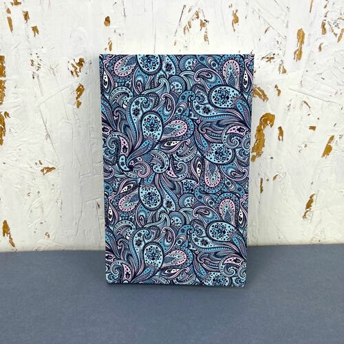 Notes notatnik A5 Soft Touch paisley turkus 1
