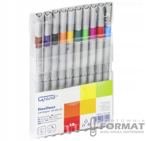 Cienkopis GRAND GR-380-10 10 kol. 1
