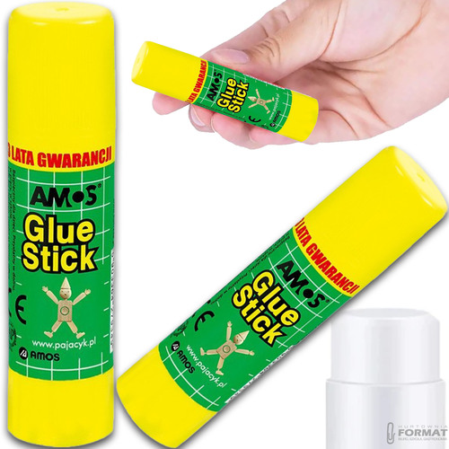 KLEJ SZKOLNY W SZTYFCIE AMOS GLUE STICK 8g ORYGINAŁ 1