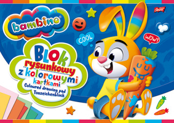 BLOK RYSUNKOWY A4 KOLOR BAMBINO 1