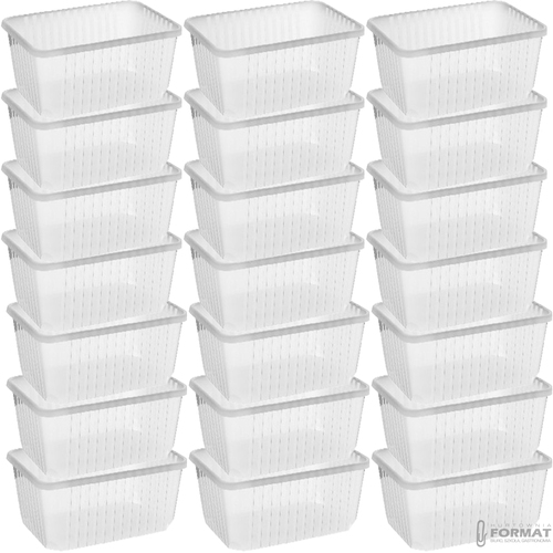 50 x Pojemnik PP prost 1000ml 6,3/13,3/18,6c B/SU 1