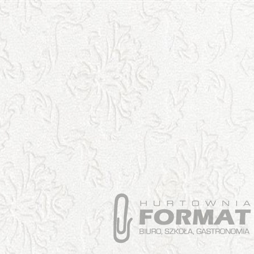 PAPIER WIZYTÓWKOWY ORNAMENT BIAŁY A20 1