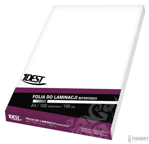 FOLIA DO LAMINOWANIA A5 100MIC ARGO IDEST BŁYSK 1