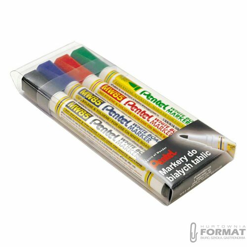 Marker suchościeralny Pentel, mix 1,9mm okrągła końcówka 1