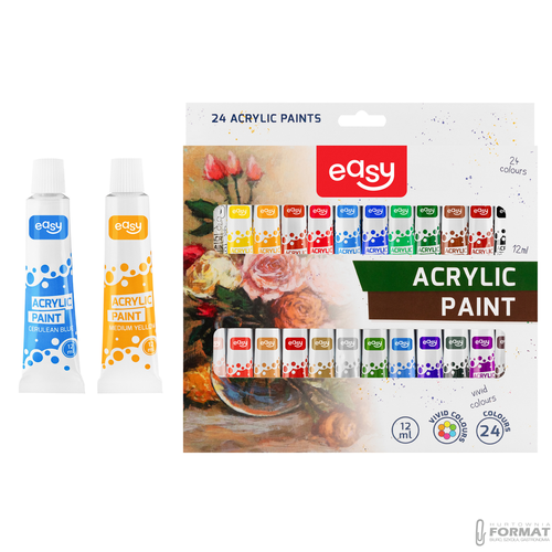 FARBA AKRYLOWA EASY 24KOL 12ML 927792 1