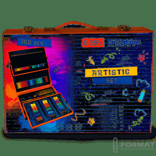 Zestaw artystyczny Easy 168 elementów w walizce 1