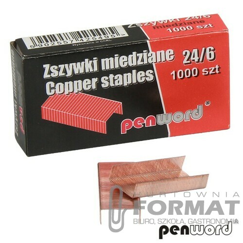 ZSZYWKI 24/6 MIEDZIOWANE 1
