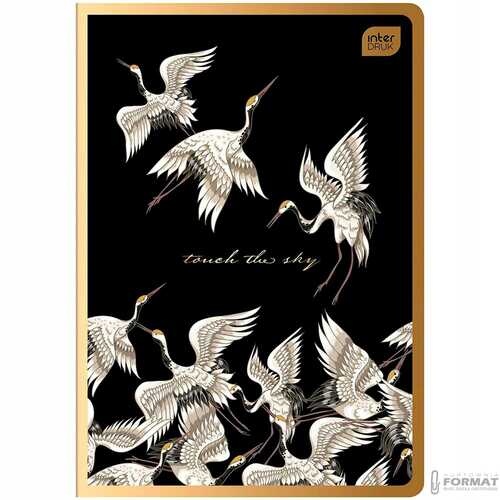 ZESZYT A5 80= 70G MET SATIN GOLD 1