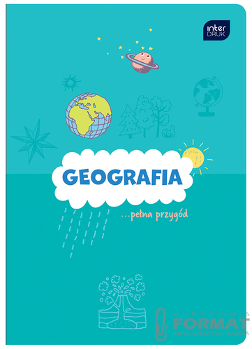 Interdruk Zeszyt A5/60 Geografia Hybrid kratka 1