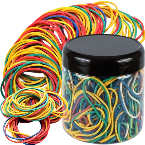 GUMKI RECEPTURKI KOLOROWE ZESTAW W POJEMNIKU MIX SUPER MOCNE 50g 1
