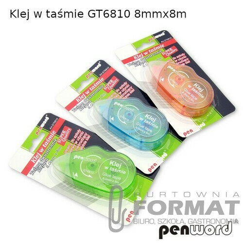 KLEJ W TAŚMIE GT6810 8mmx8m 1