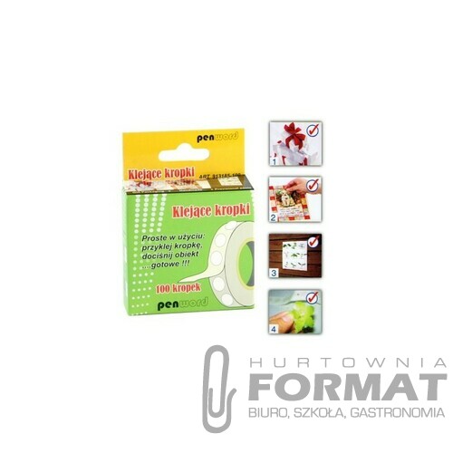 KLEJĄCE KROPKI MF913185-100 ŚR 10mm 1