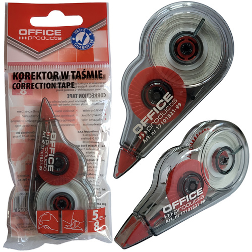 KOREKTOR W TAŚMIE MYSZKA 5 mm X 8 m OFFICE PRODUCTS 1