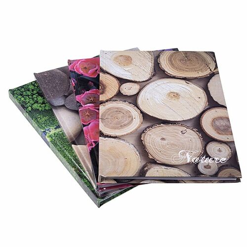 Brulion OFFICE PRODUCTS Nature A5/96k w kratkę 1