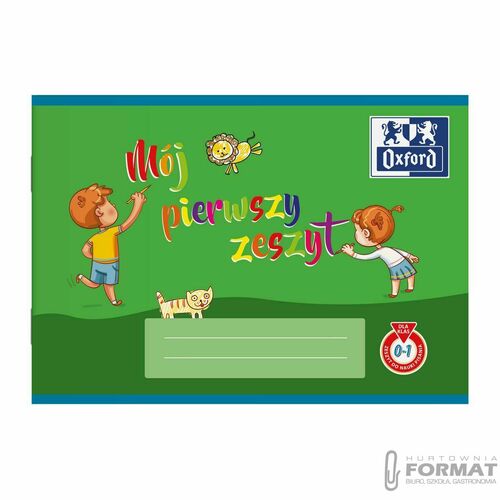 ZESZYT OXFORD A5/16K LINIA DO NAUKI PISANIA 90G 1