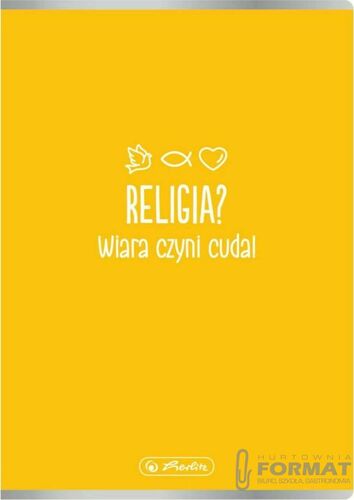 Zeszyt A5/60k kratka Herlitz Religia 1