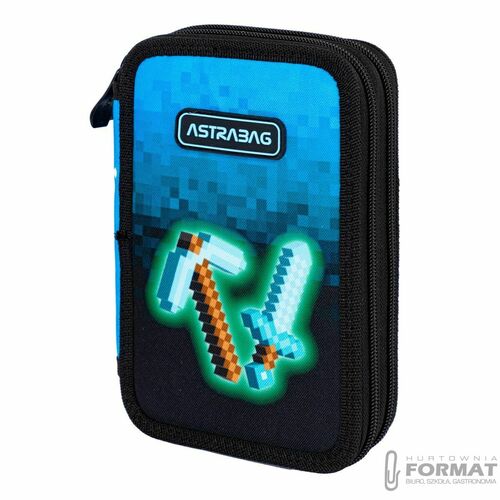 Piórnik Astra Astrabag Blue Pixel (503024054) 1