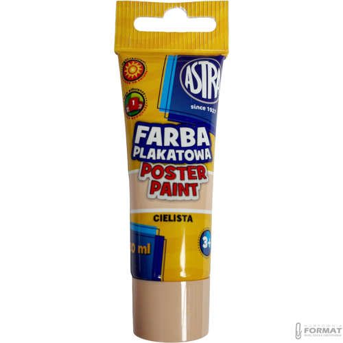 Farba plakatowa Astra, cielista 30 ml 1