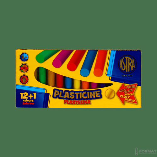 Plastelina ASTRA 12+1 kolorów 1