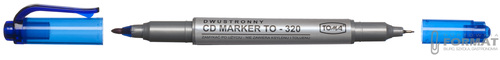Dwustronny CD Marker TOMA TO-320 niebieski 1