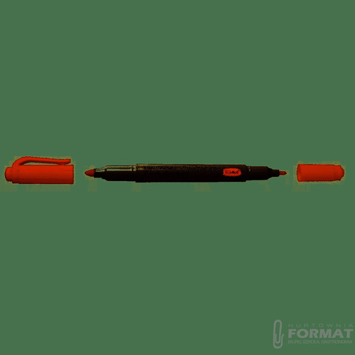 Dwustronny pisak do tablic TOMA TO-270 - czerwony 1