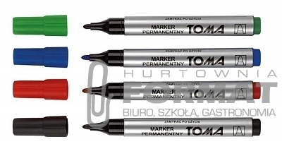 MARKER PERNAMENTNY  TOMA TO-090 CZERWONY 1