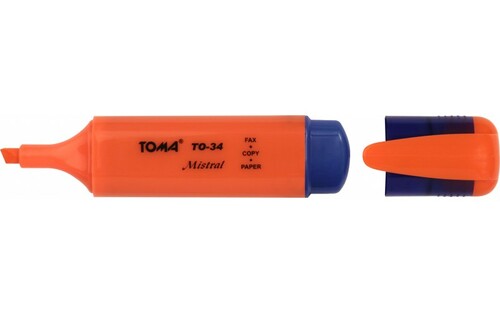 ZAKREŚLACZ TOMA TO-34 POMARAŃCZOWY 1