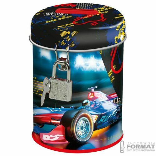 Skarbonka z kłódką Formuła I DERFORM 1