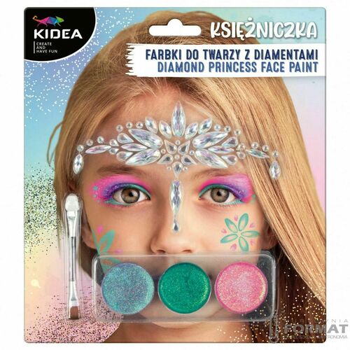 Derform Farbki do twarzy Księżniczka z diamentami 1