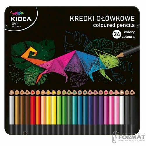 Kredki ołówkowe Kidea 24 kol. (KTMP24KA) 1