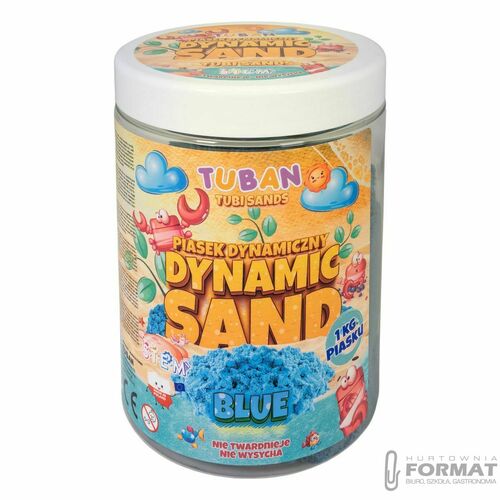 Piasek kinetyczny Tuban dynamiczny niebieski (TU3554) 1
