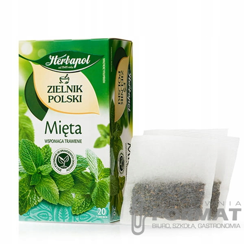 Herbata miętowa Herbapol 20 saszetek 1