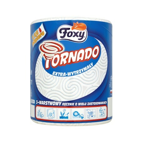 Foxy Tornado Ręcznik papierowy kuchenny 3 warstwy 1