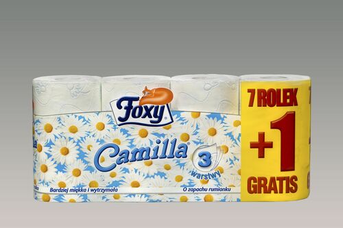 Papier toaletowy Foxy Camilla kolor: biały 8 szt 1