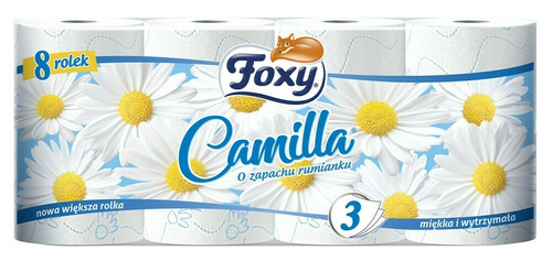 Papier toaletowy Foxy Camilla kolor: biały 8 szt 1