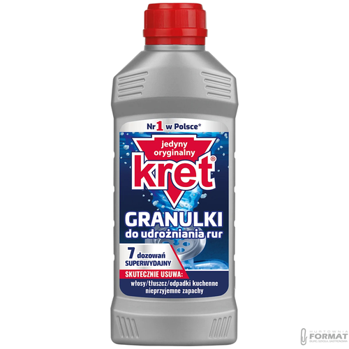 KRET Granulki do udrażniania rur, 280 g 1